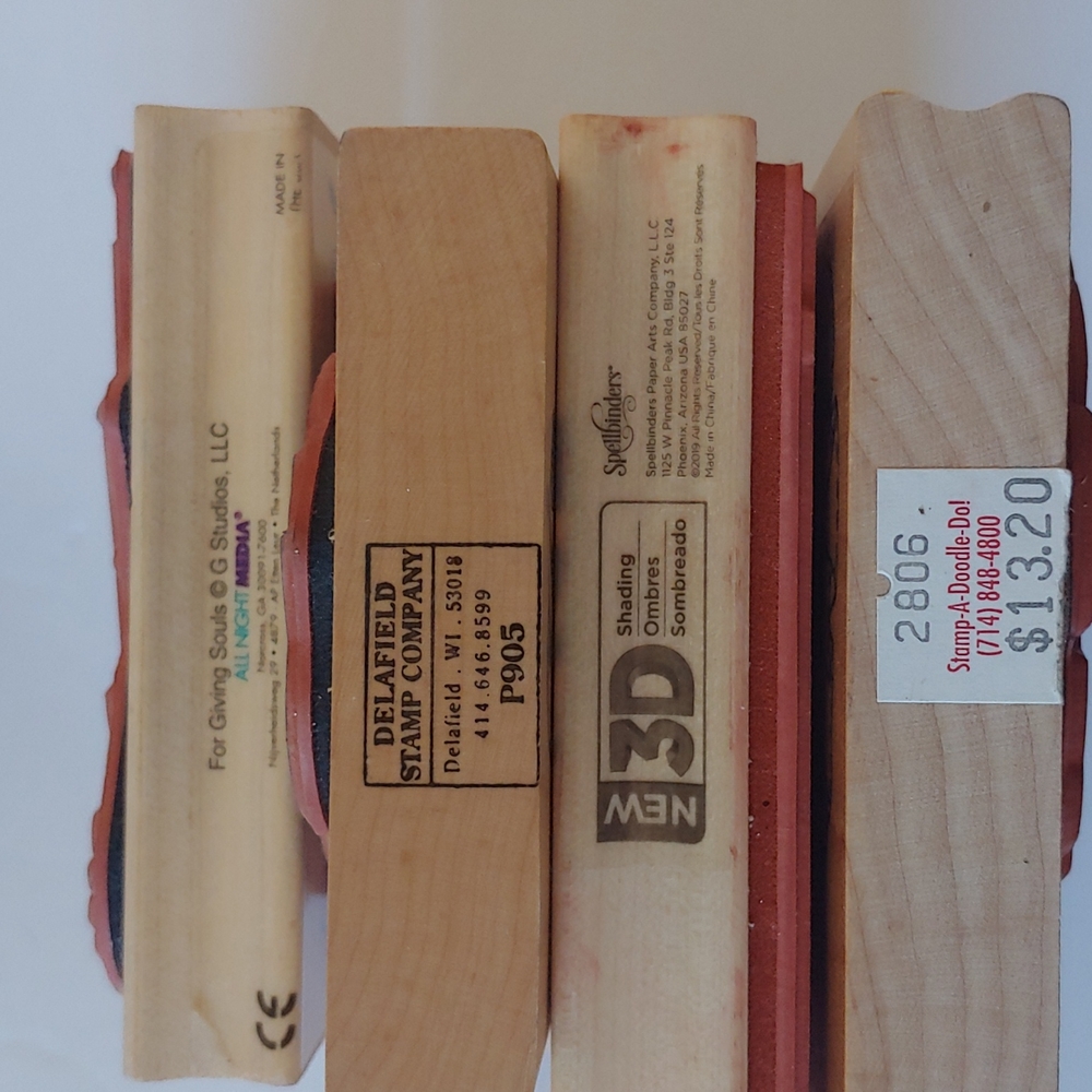 Mixed Lot of 7 Rubber Stamps for Crafting - Picture 11 of 11